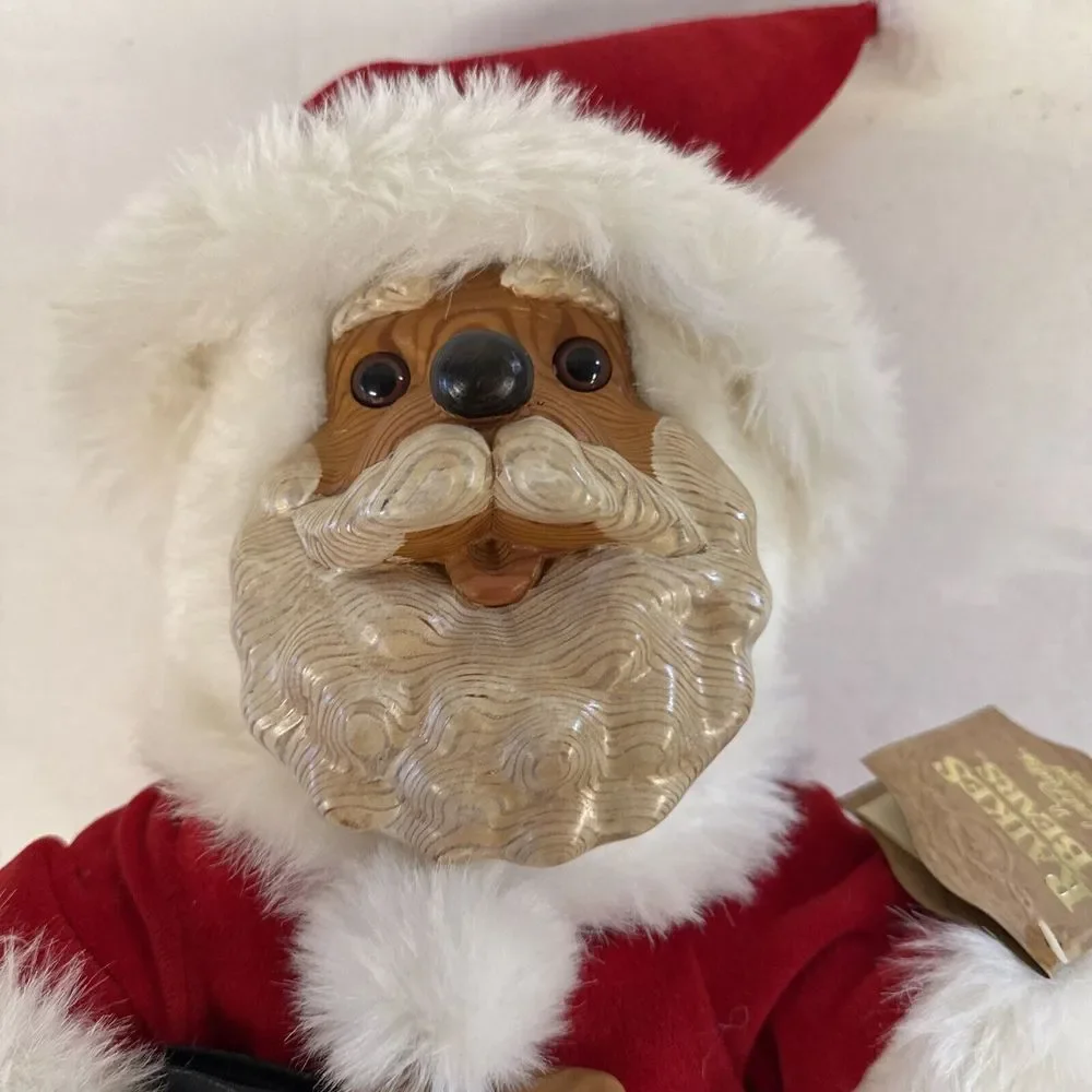Vintage‎ 1989 Robert Raikes Bears Hand Signed - Christmas Santa Bear Numbered